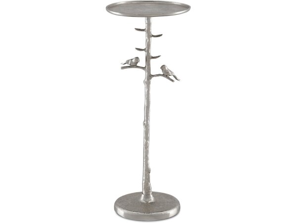 Piaf Silver Drinks Table