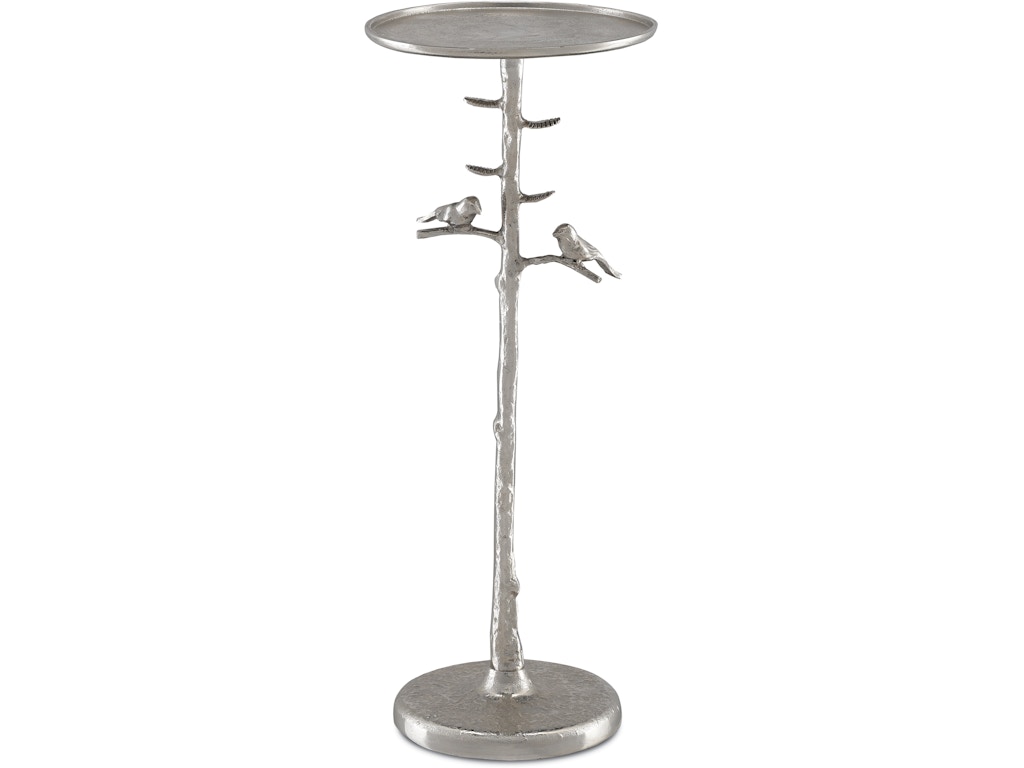 Piaf Silver Drinks Table