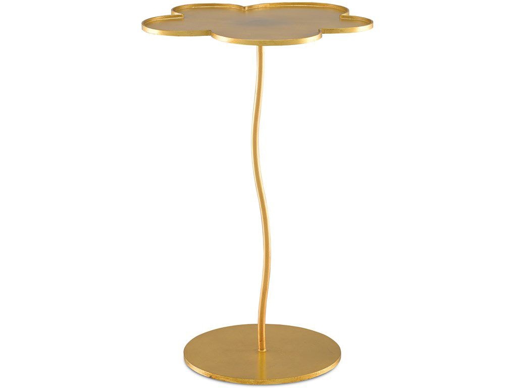 Fleur Large Gold Accent Table