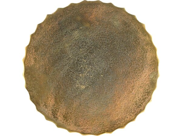 Rasi Antique Brass Accent Table - Image 2