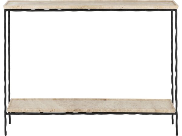 Boyles Travertine Console Table - Image 2