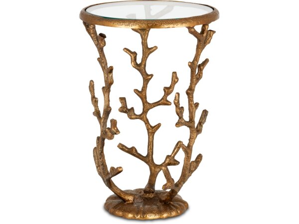 Coral Brass Accent Table - Image 2