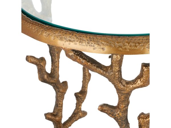 Coral Brass Accent Table - Image 3