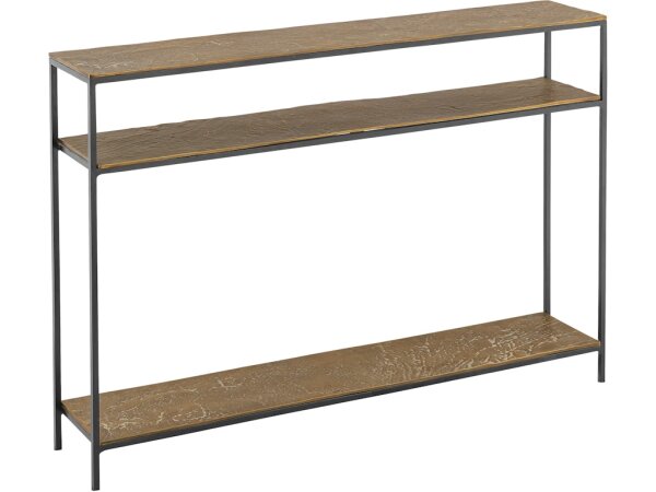Lathi Brass Console Table