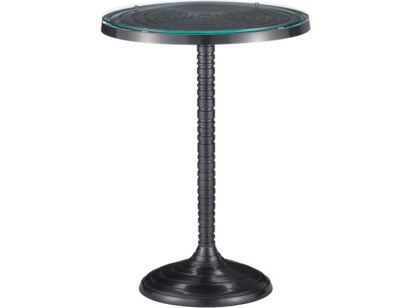 Erno Black Accent Table