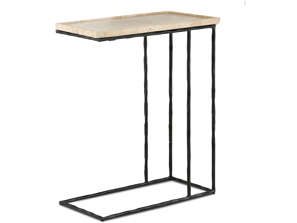 Boyles Travertine C Table