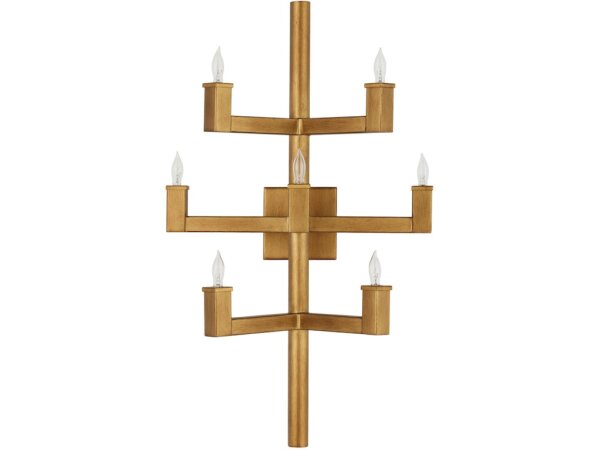 Andre Brass Wall Sconce - Image 4