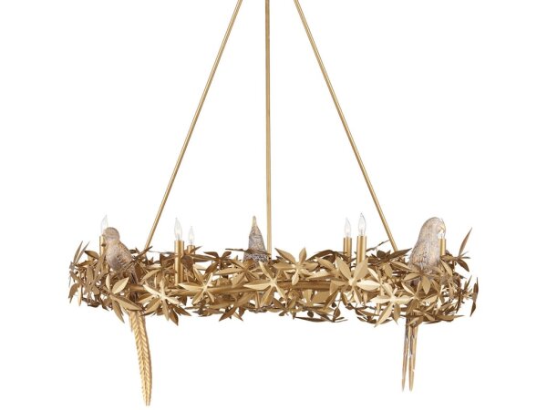 Aviary Gold Ring Chandelier - Image 4