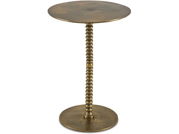Dasari Brass Accent Table