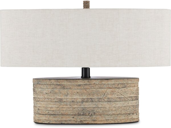 Innkeeper Rustic Oval Table Lamp - Image 5