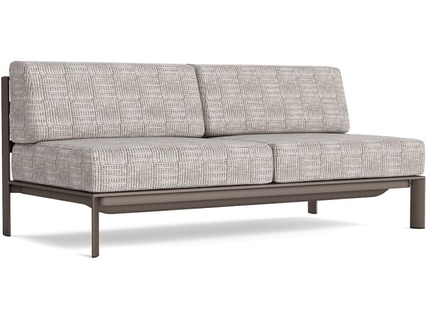 Modular Armless Loveseat