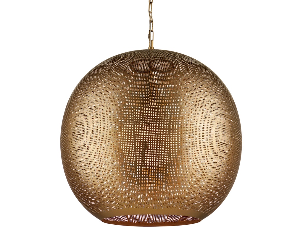 Buckram Brass Orb Pendant