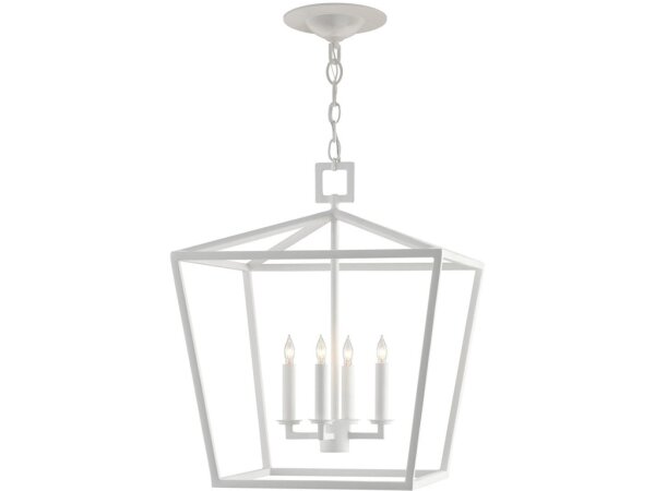 Denison Medium White Lantern - Image 3