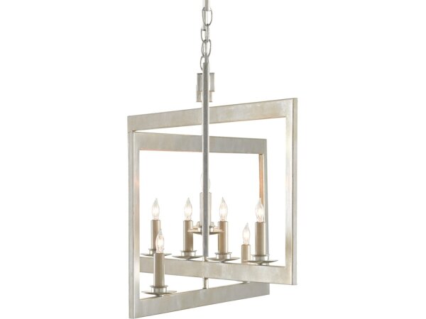 Middleton Rectangular Silver Chandelier - Image 4