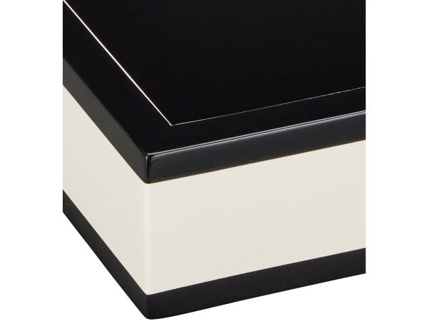 Ivory Lacquer Tray Set of 2 - Image 2
