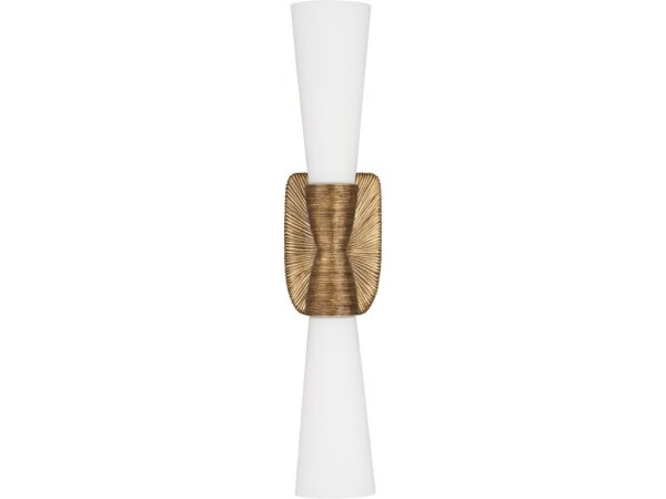 Burrows Brass Bath Wall Sconce - Image 4