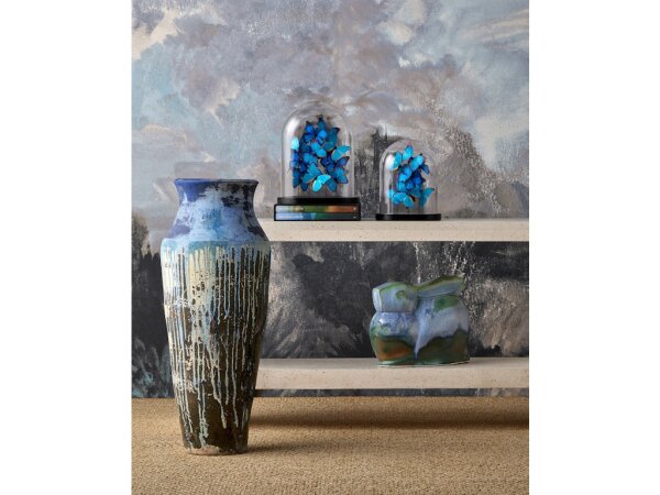 Capizzi Blue Drip Urn - Image 4