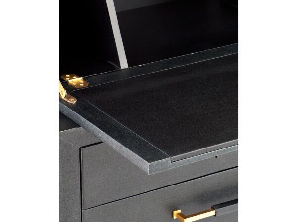 Verona Black Secretary Desk - Image 5