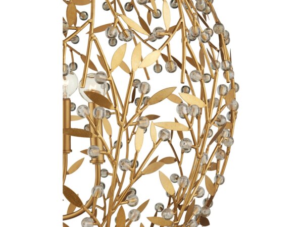 Secret Garden Gold Orb Chandelier - Image 2
