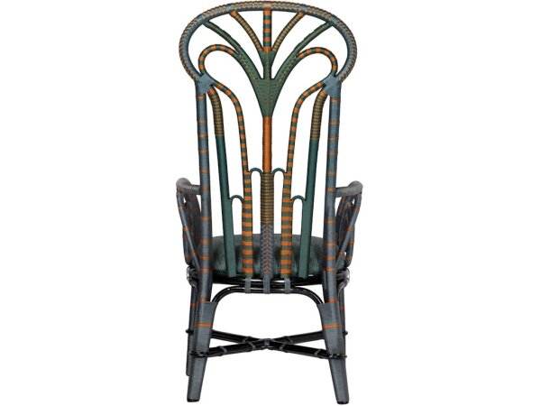 Benin Throne Green Armchair, Trevino Julep - Image 5