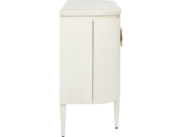 Briallen White Demi-Lune Cabinet - Image 5