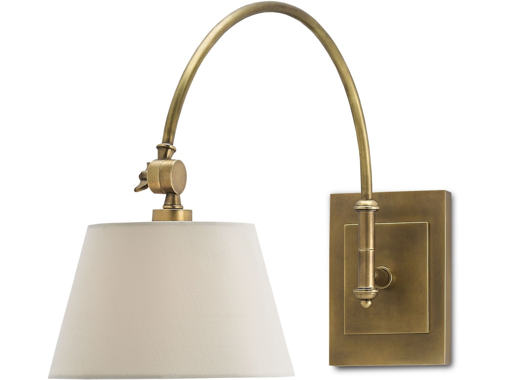 Ashby Brass Swing-Arm Wall Sconce