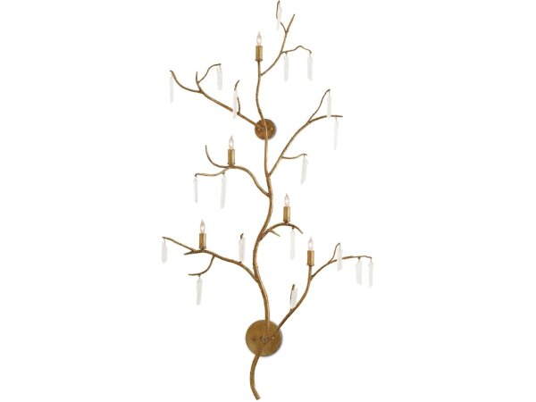 Forest Light Gold Wall Sconce