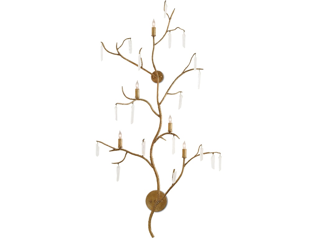 Forest Light Gold Wall Sconce