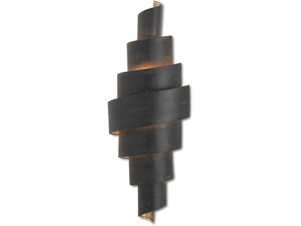 Chiffonade Black Wall Sconce - Image 3
