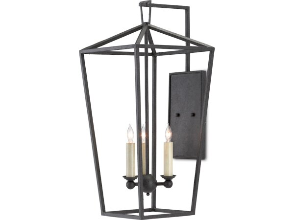 Denison Black Wall Sconce - Image 2