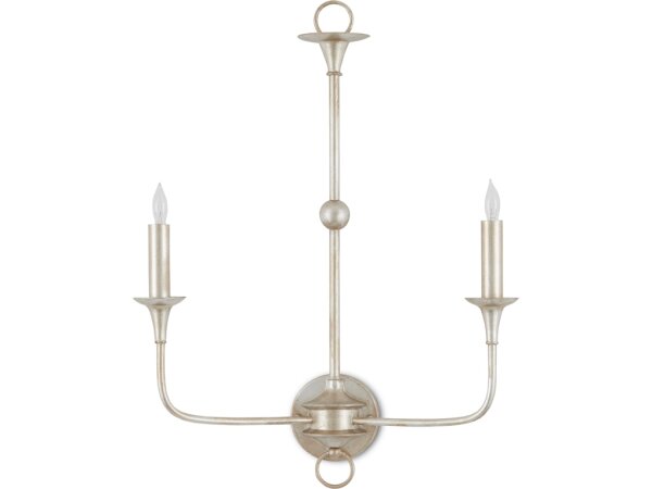 Nottaway Champagne Double-Light Wall Sconce - Image 3