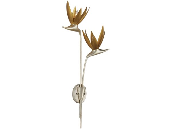 Paradiso Silver and Gold Wall Sconce, Right - Image 3