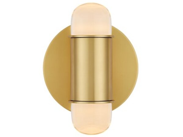 Capsule Brass Wall Sconce - Image 2