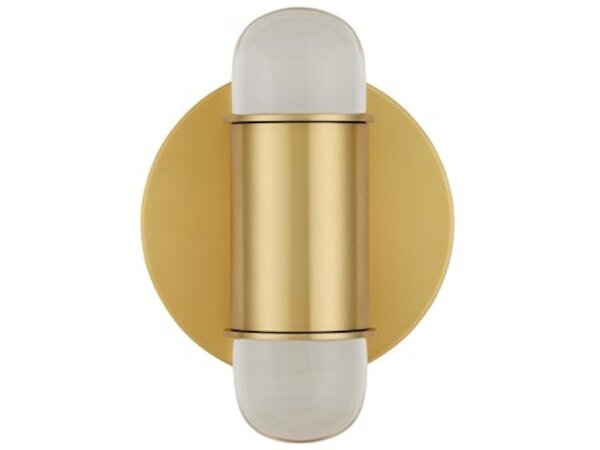Capsule Brass Wall Sconce - Image 3