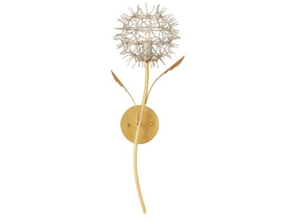 Dandelion Silver and Gold Wall Sconce - Image 3