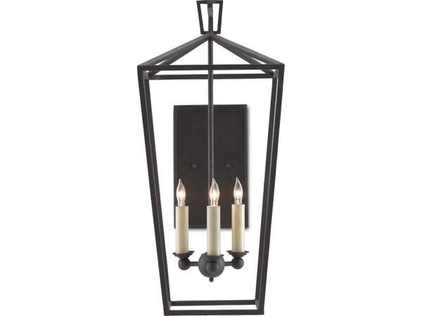 Denison Black Wall Sconce