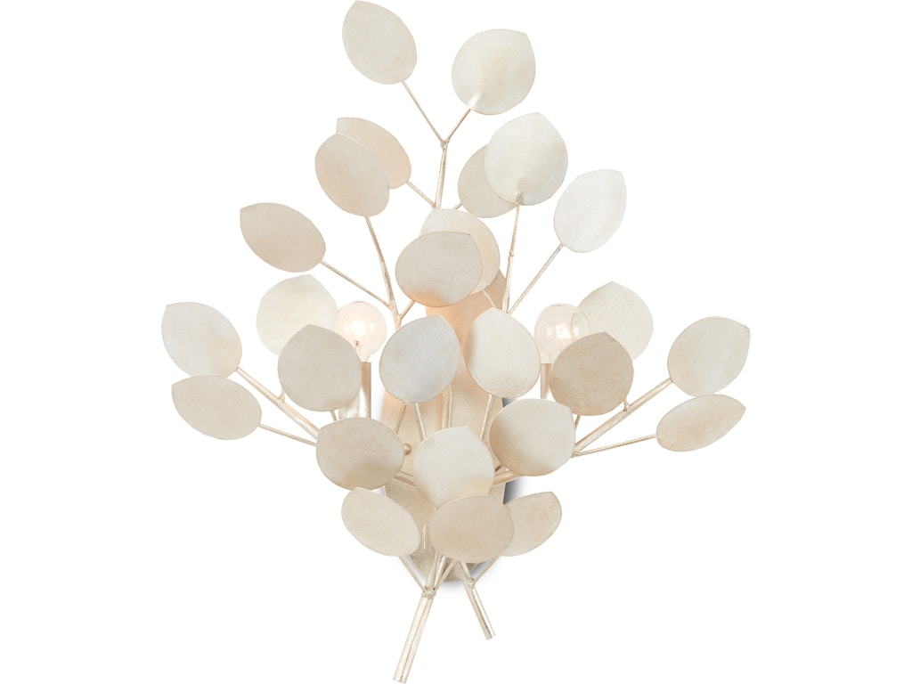 Lunaria Silver Wall Sconce