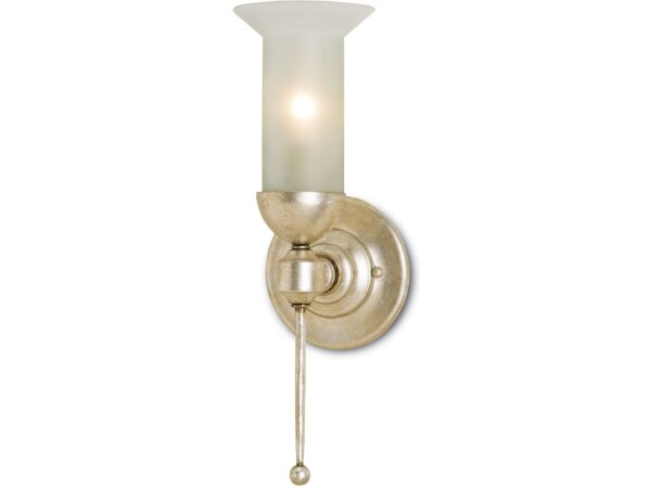 Pristine Silver Wall Sconce - Image 2