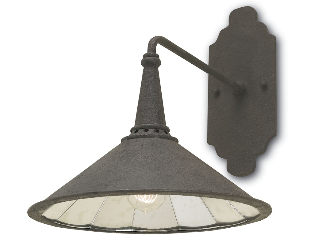 Manuscript Black Wall Sconce