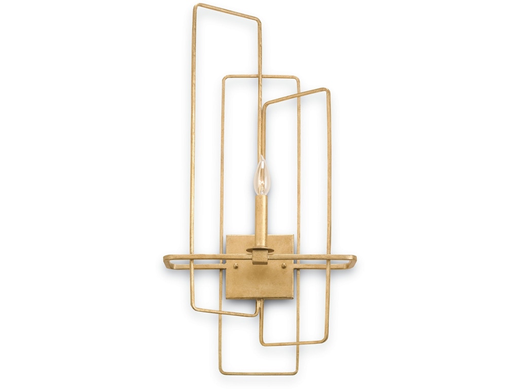 Metro Gold Wall Sconce, Left
