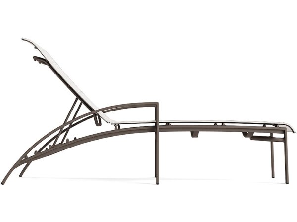 Sling Stacking Flat Adjustable Chaise - Image 3