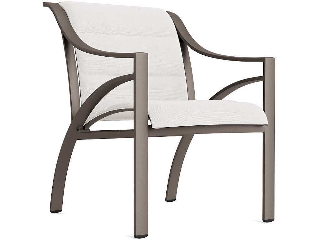 Padded Sling Dining Arm Chair