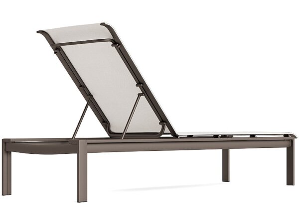 Sling Flat Stacking Adjustable Chaise - Image 4