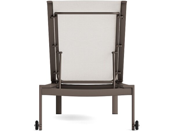 Sling Stacking Adjustable Chaise with Wheels - Image 5
