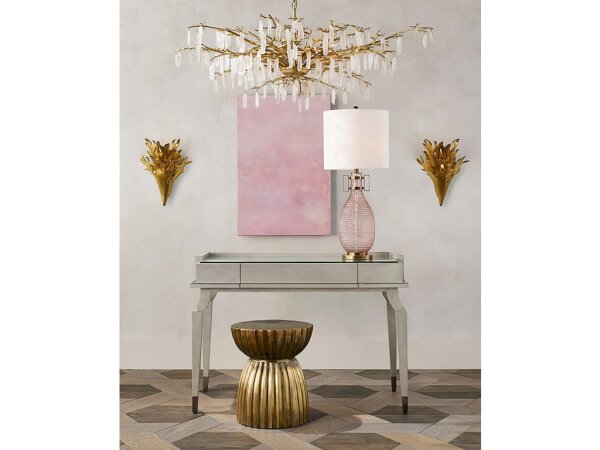 Rasi Antique Brass Accent Table - Image 4
