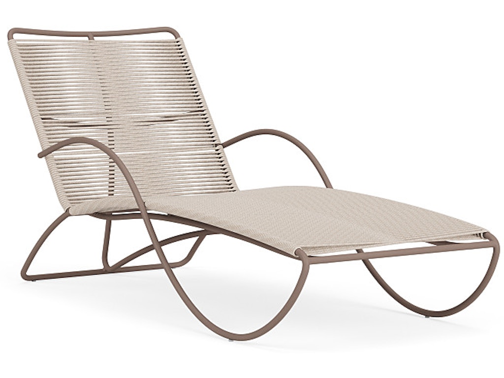Aluminum Contoured Chaise