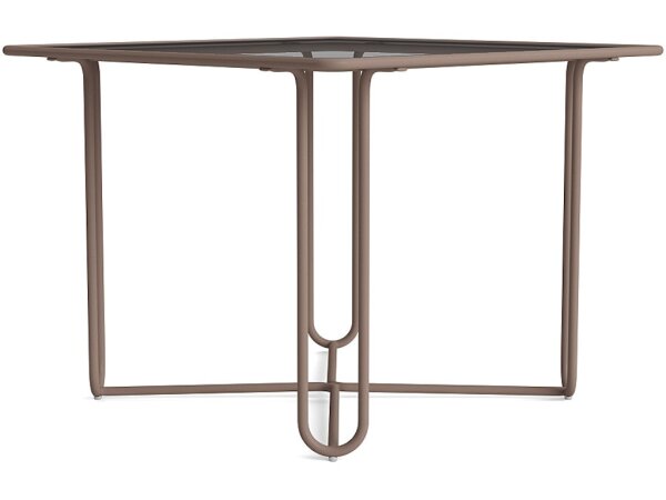 38" Square Glass Top Dining Table - Image 4