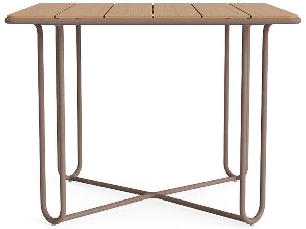 38" Square Teak Top Dining Table - Image 2