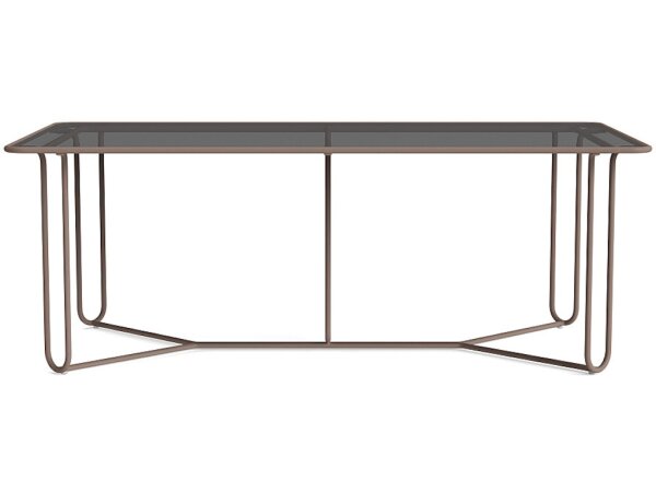 43" X 77" Glass Top Dining Table - Image 2