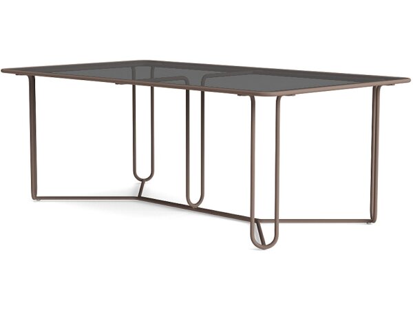 43" X 77" Glass Top Dining Table - Image 4